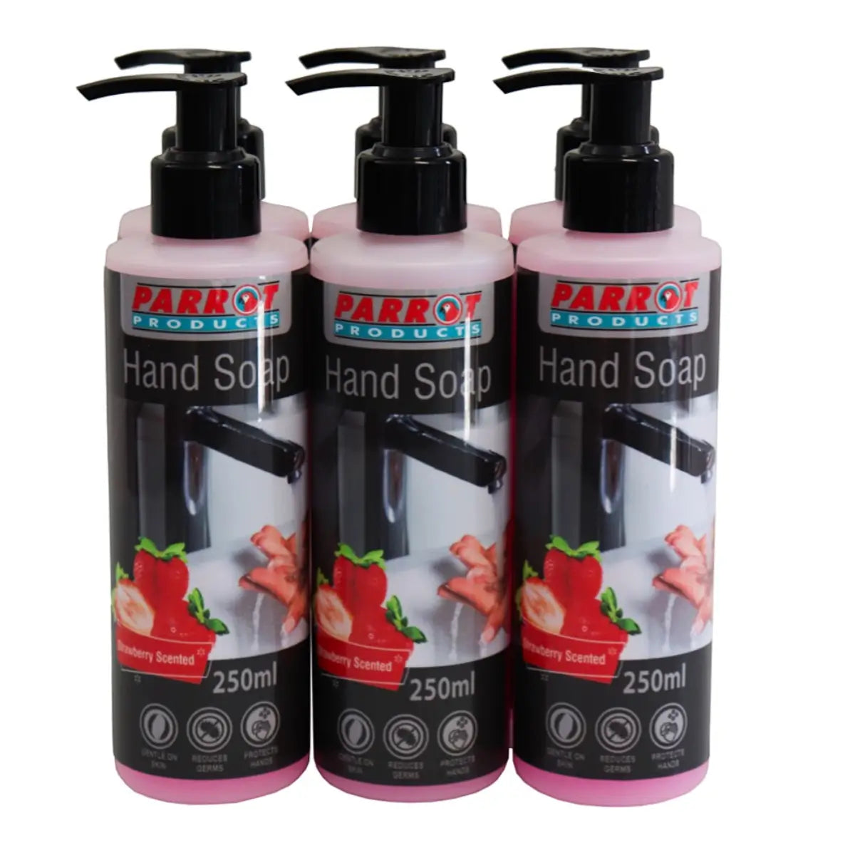 Strawberry antibacterial hand soap