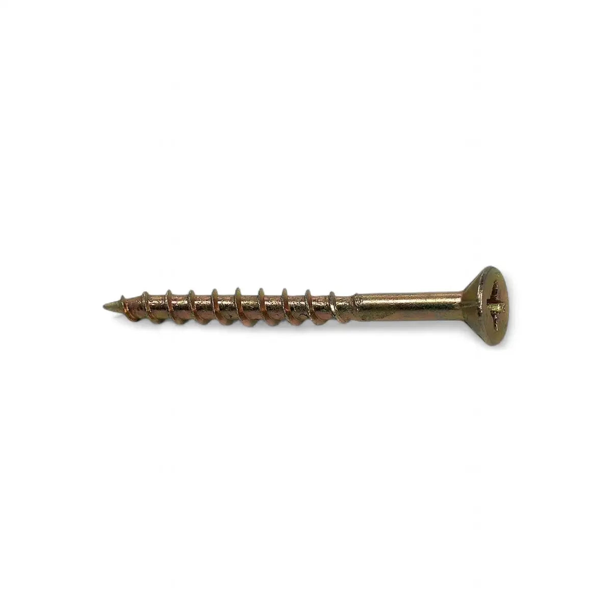 Yellow Passivated Chipboard Screw (400-Pack)