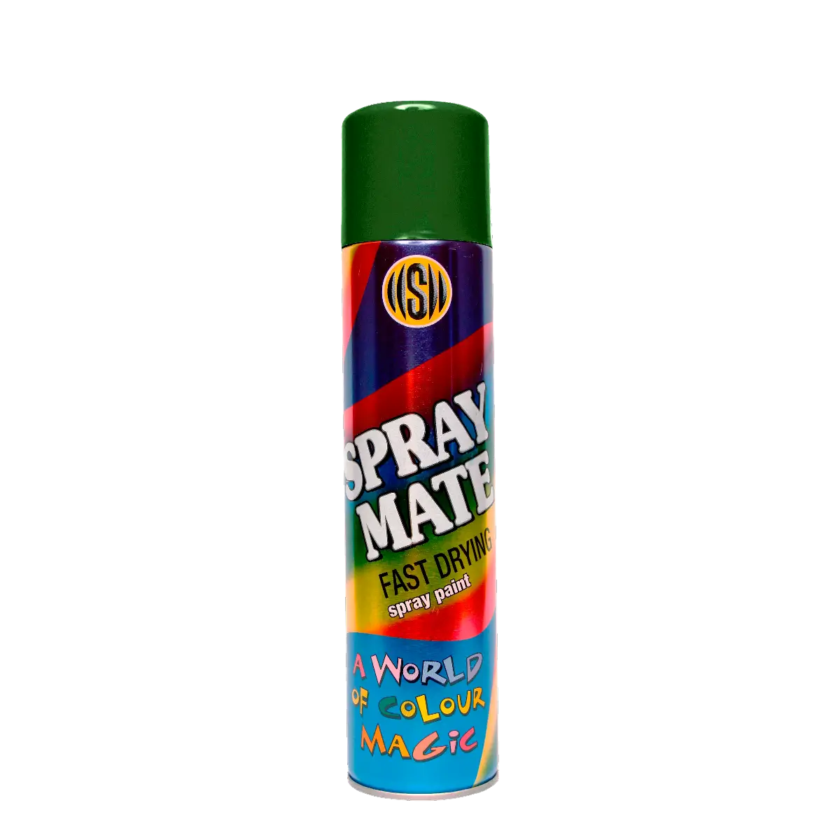 Brilliant green spray paint