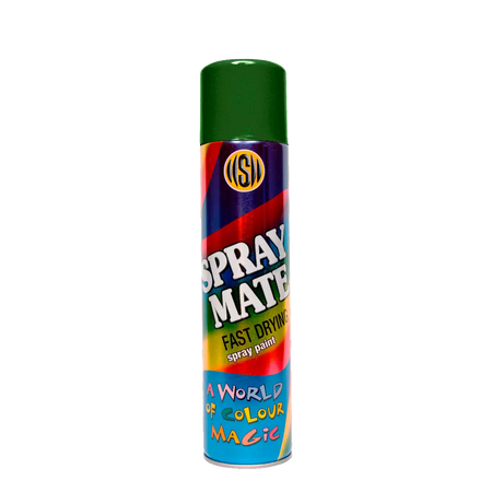 Brilliant green spray paint