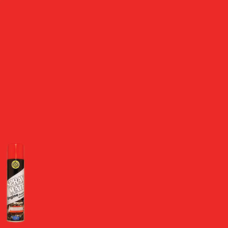 Red engine enamel spray paint