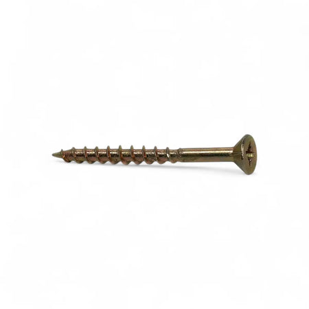 Yellow Passivated Chipboard Screw (400-Pack)