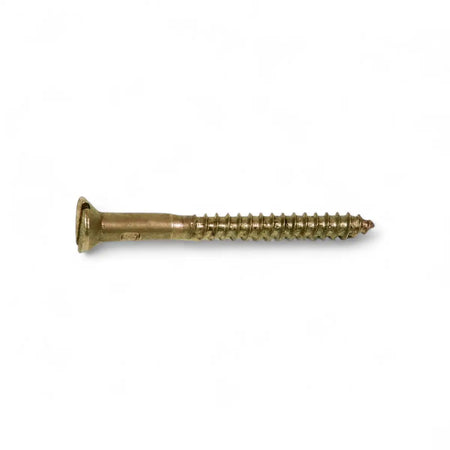 Solid Brass Wood Screw (10-Pack)