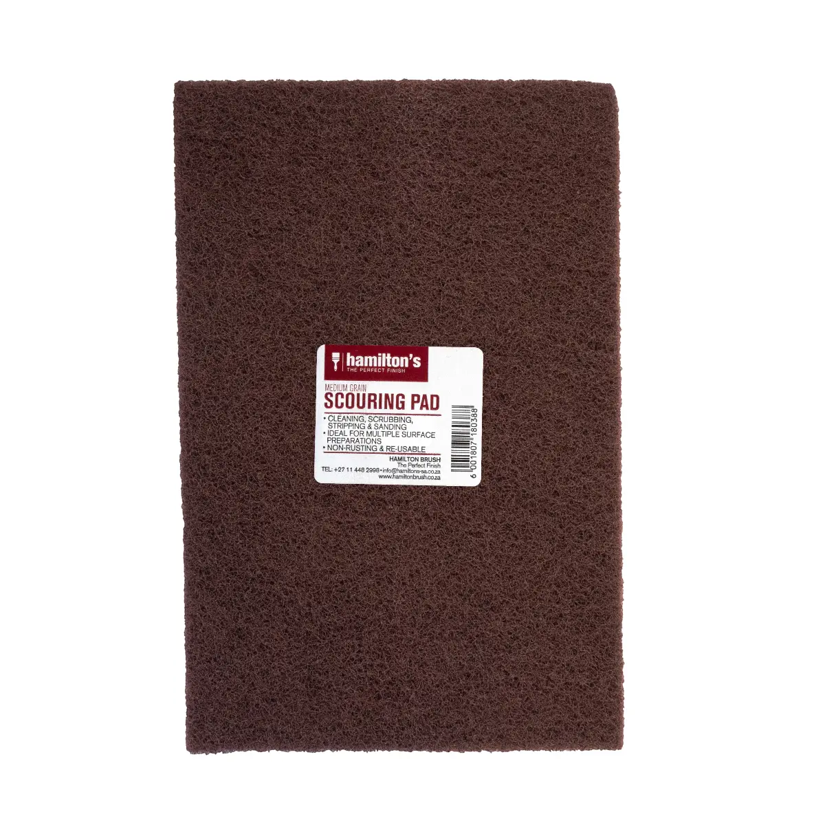 Medium grain maroon scouring pads