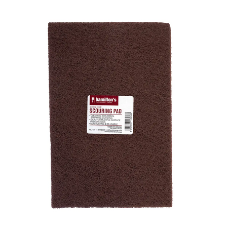 Medium grain maroon scouring pads