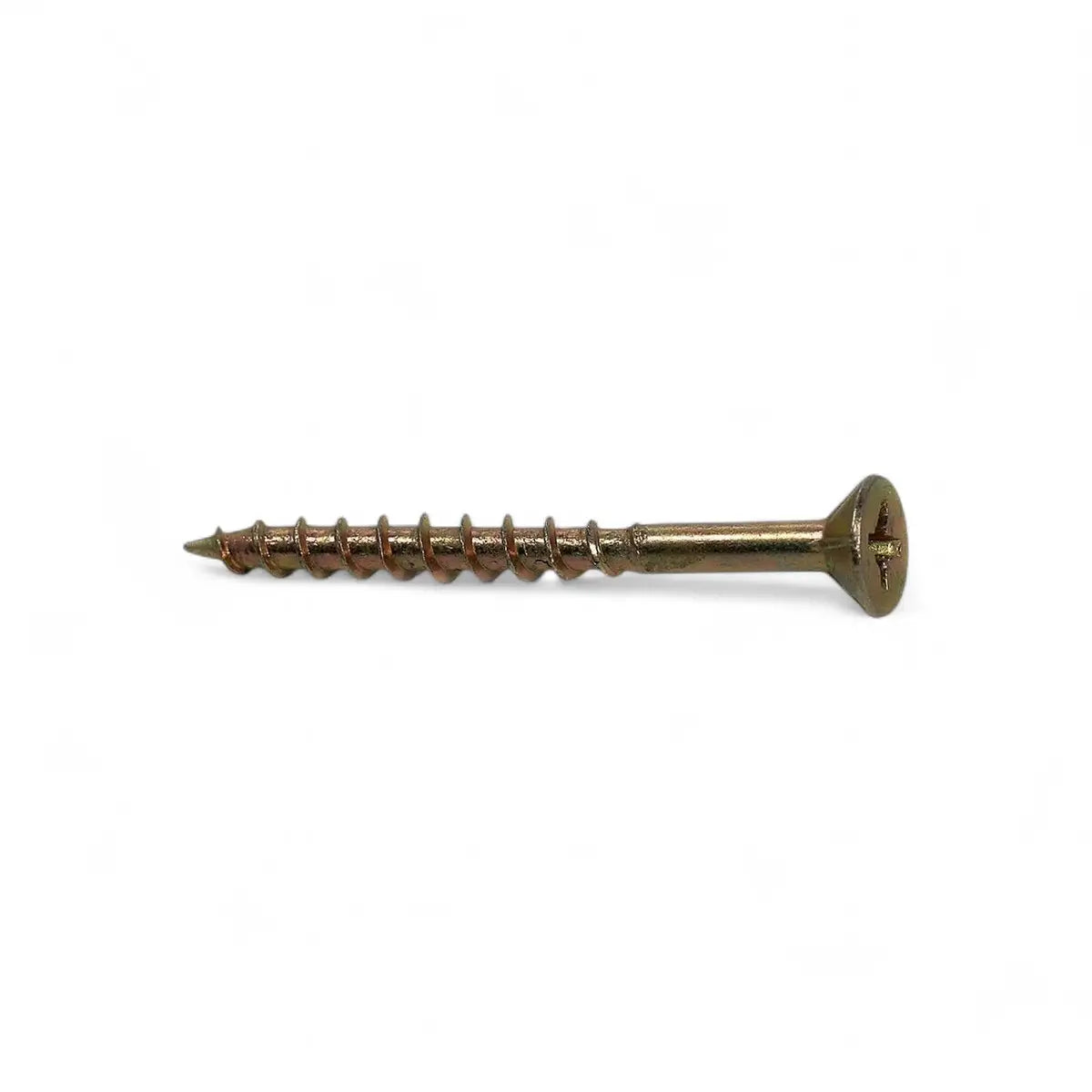 Yellow Passivated Chipboard Screw (400-Pack)