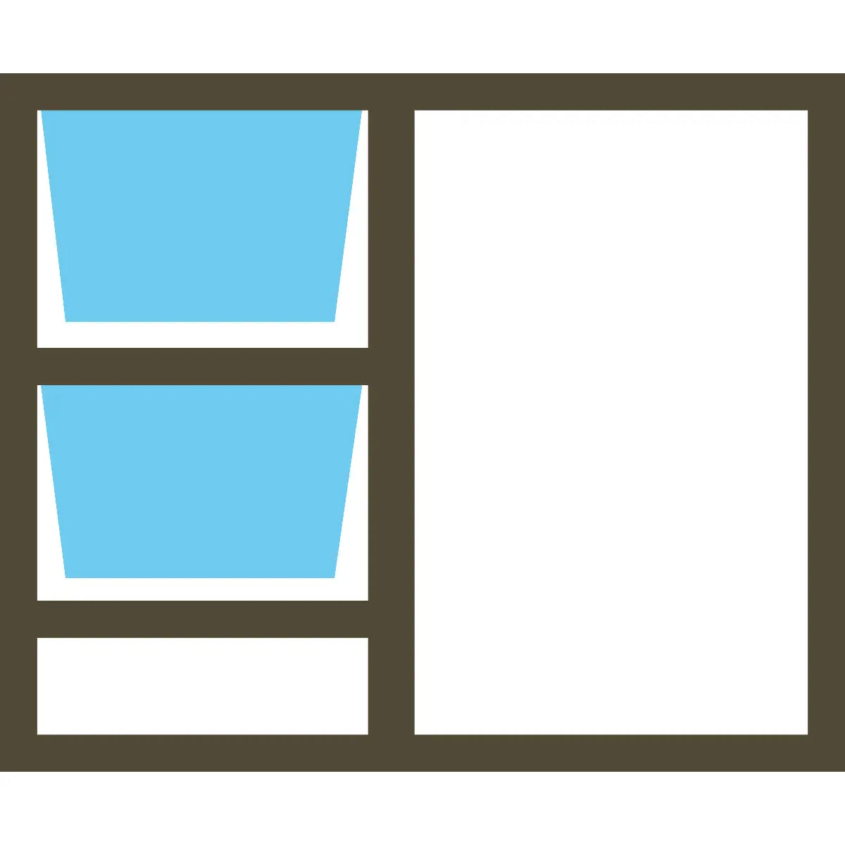 Valuwin Aluminium Top Hung Window PTT2415 (2400X1500)  DOUBLE OPENER - Al's Hardware