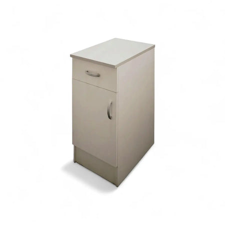 Modular Standard 400mm Base Cabinet - 1 Drawer 1 Door White