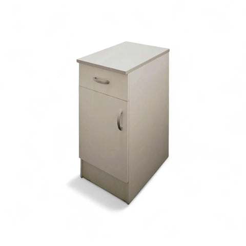 Modular Standard 400mm Base Cabinet - 1 Drawer 1 Door White
