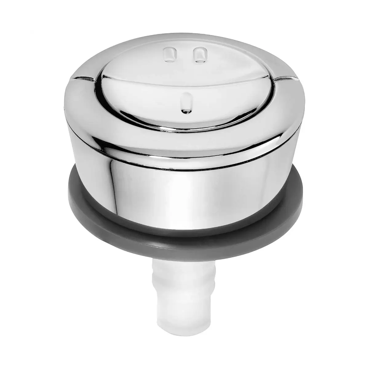 Dual flush push button