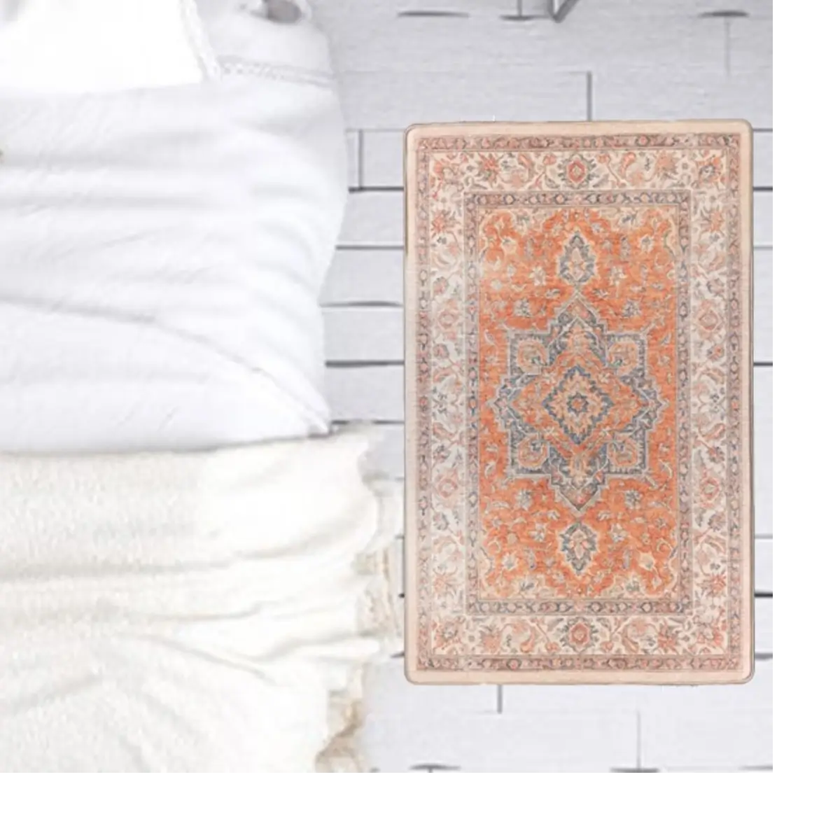 Ethnic pattern floor mat