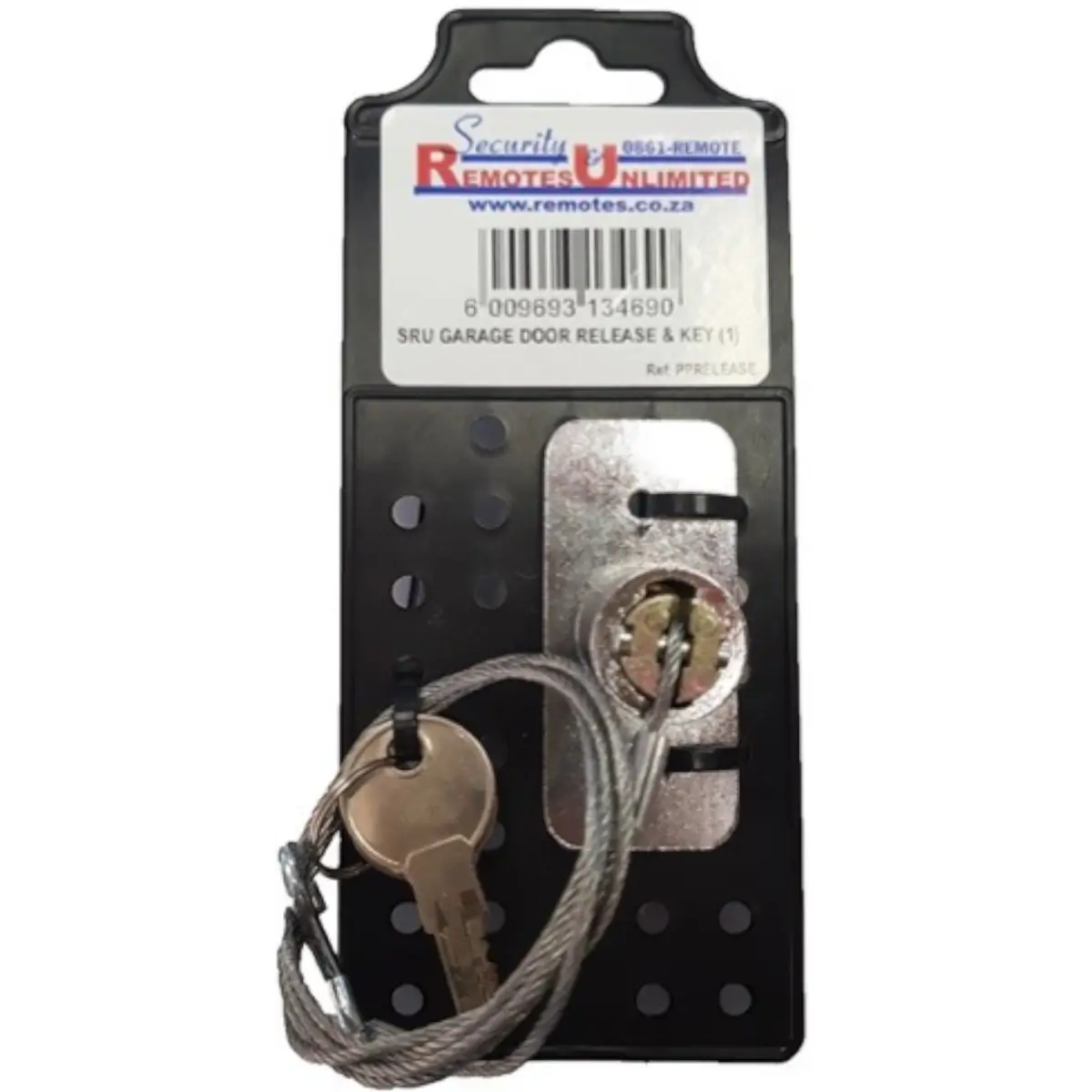 Garage door release key