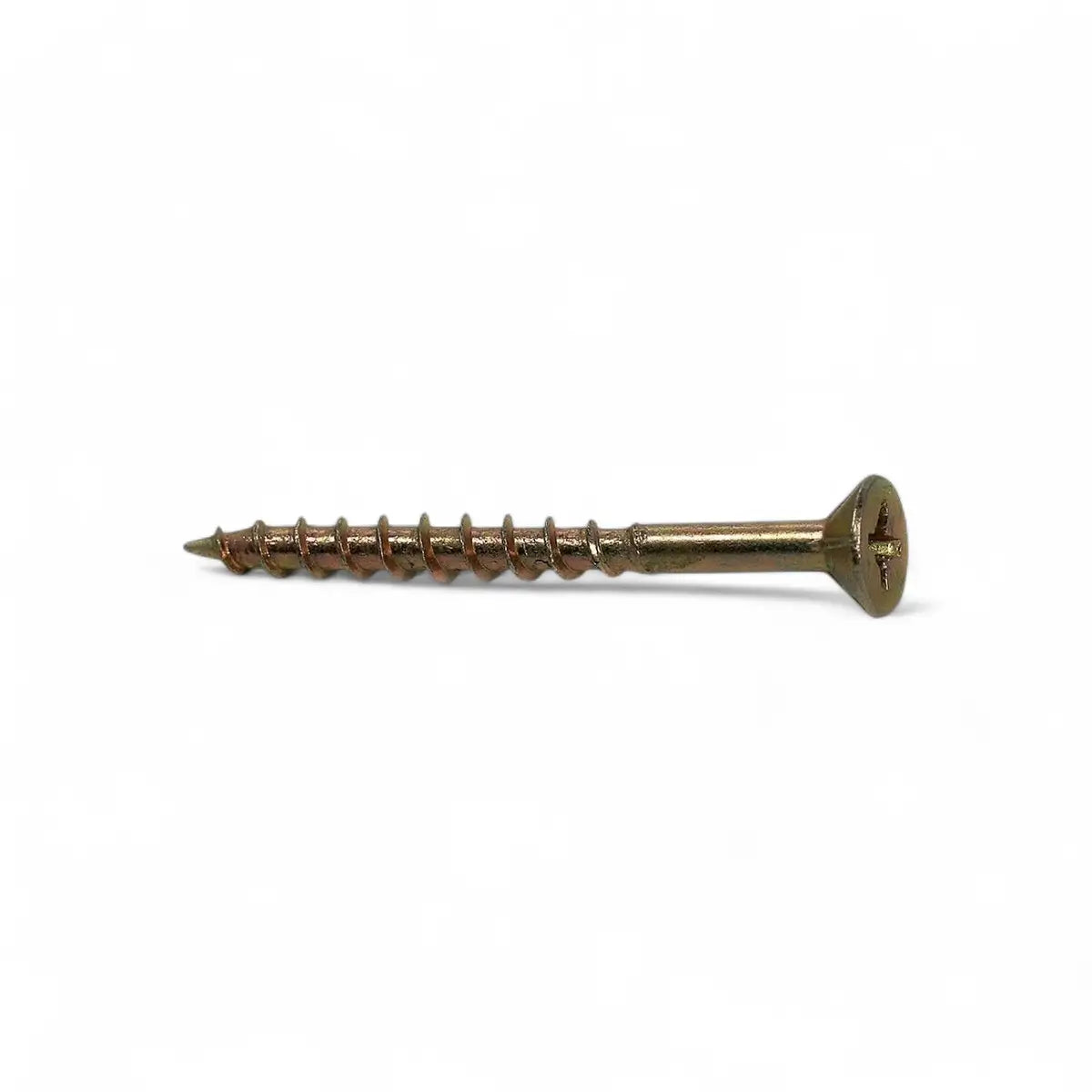 Yellow Passivated Chipboard Screw (400-Pack)