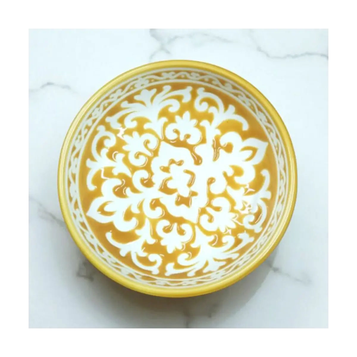 Embossed ceramic dish 12cm
