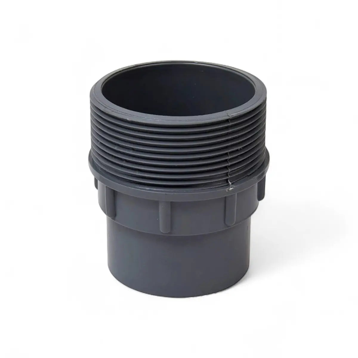 Grey PVC Male To Male Adaptor Fitting - 2" X 50mm