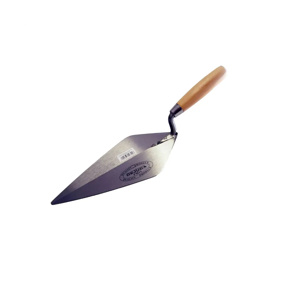 Wood handled brick trowel 300mm
