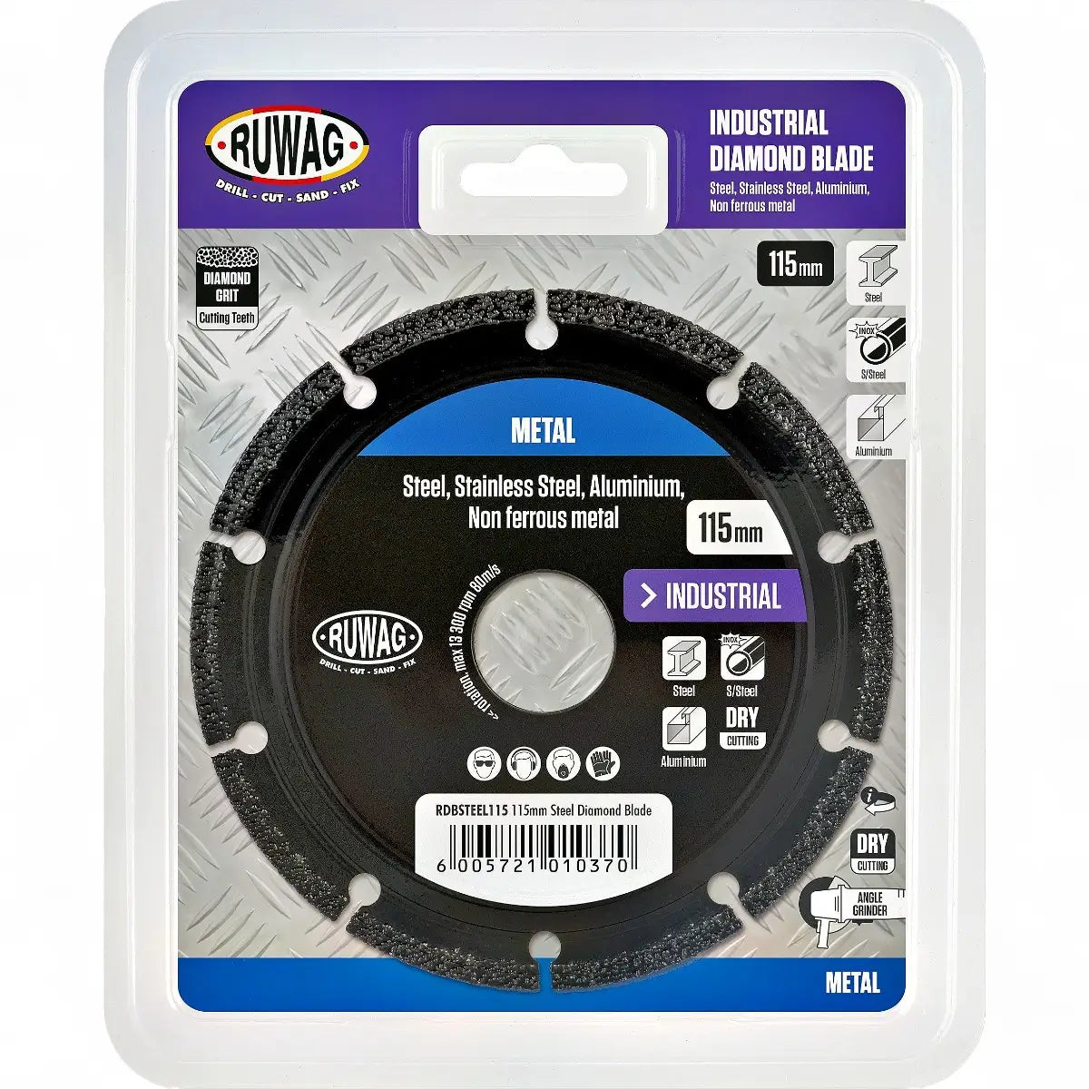 Diamond Blade For Steel - 115 X 1mm