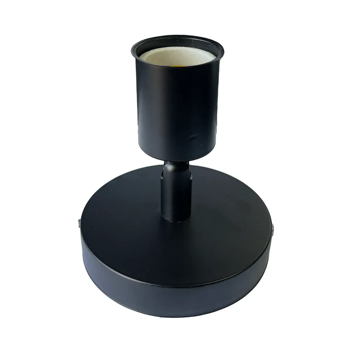Black E27 lamp holder