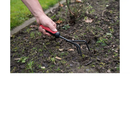 Three prong garden cultivator