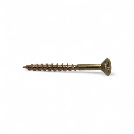 Yellow Passivated Chipboard Screw (400-Pack)