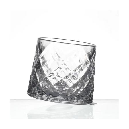 Set of four whiskey glasses