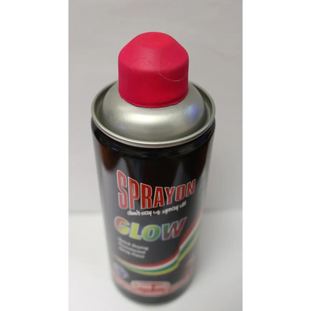 Neon magenta spray paint