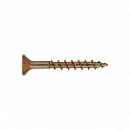 Yellow Passivated Chipboard Screw (100-Pack)