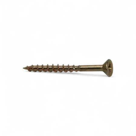 Yellow Passivated Chipboard Screw (25-Pack)