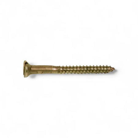 Solid Brass Wood Screw (10-Pack)
