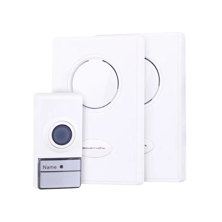 Wireless door chime receiver