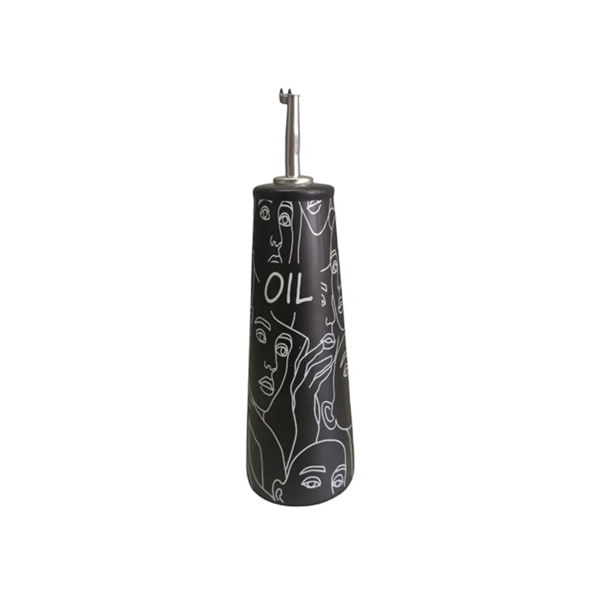 Ceramic olive oil bottle