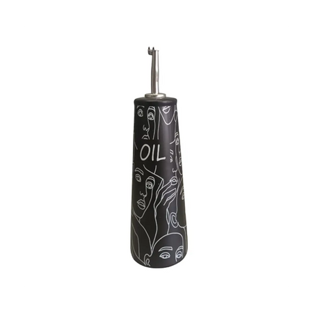 Ceramic olive oil bottle