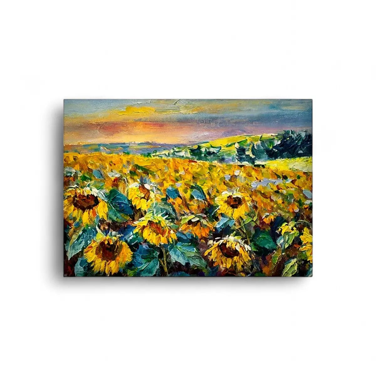 Tjhoko Paint Sunflower Field Horizontal Lrg | 860X598 mm Decoupage Sheet