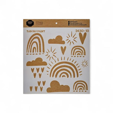 Tjhoko Paint 2024-30-10 Rainbow Dreams Paint Stencils