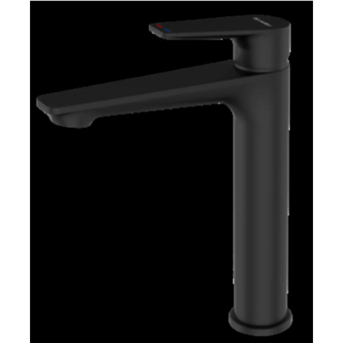 High rise black mixer