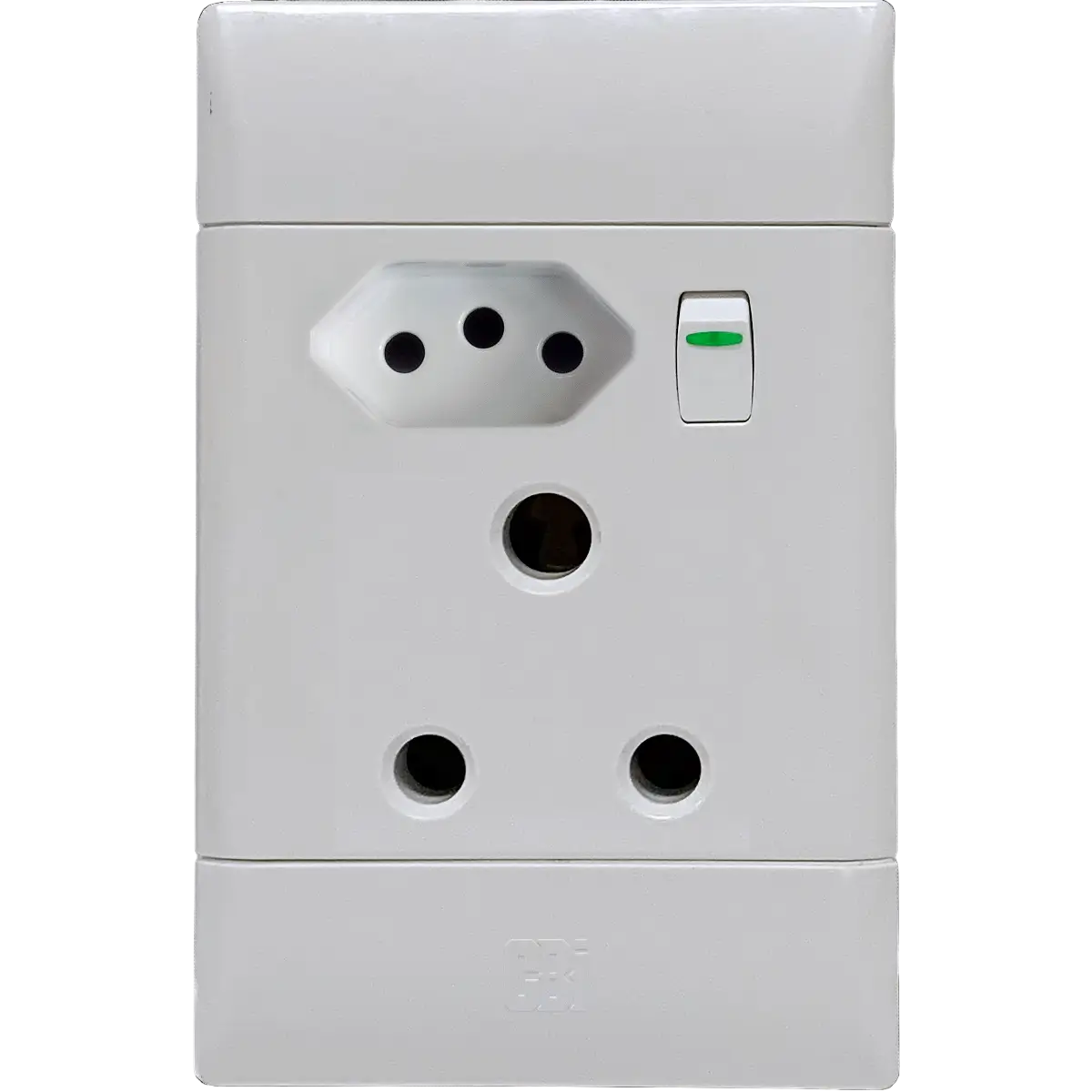 White euro socket outlet
