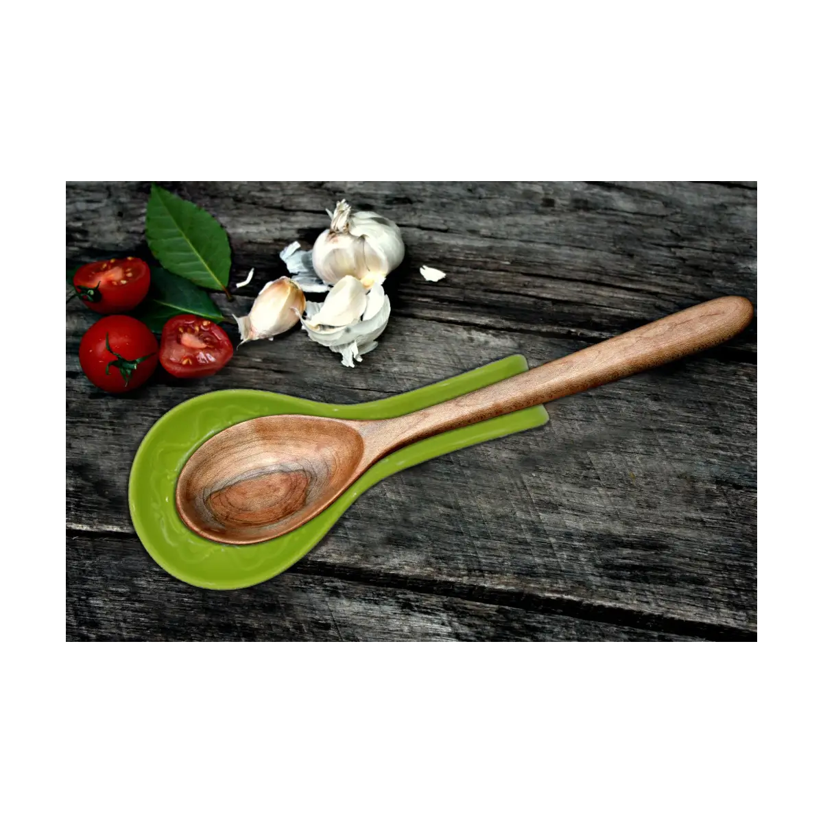 Ceramic spoon rest dish
