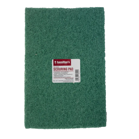 Green fine grain scouring pad