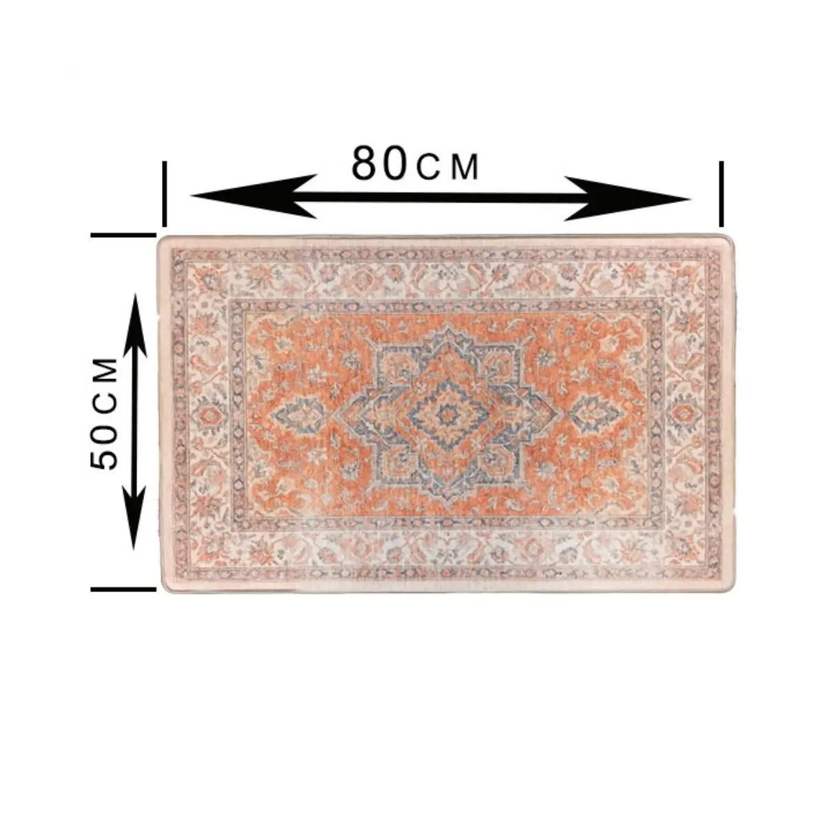 Ethnic pattern floor mat