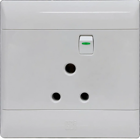 White 4x4 single socket