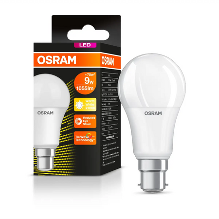 9W warm white B22 LED bulb