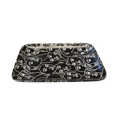 Ceramic rectangular serving platter