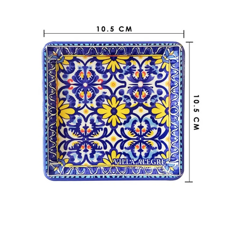 Decorative ceramic trinket plate