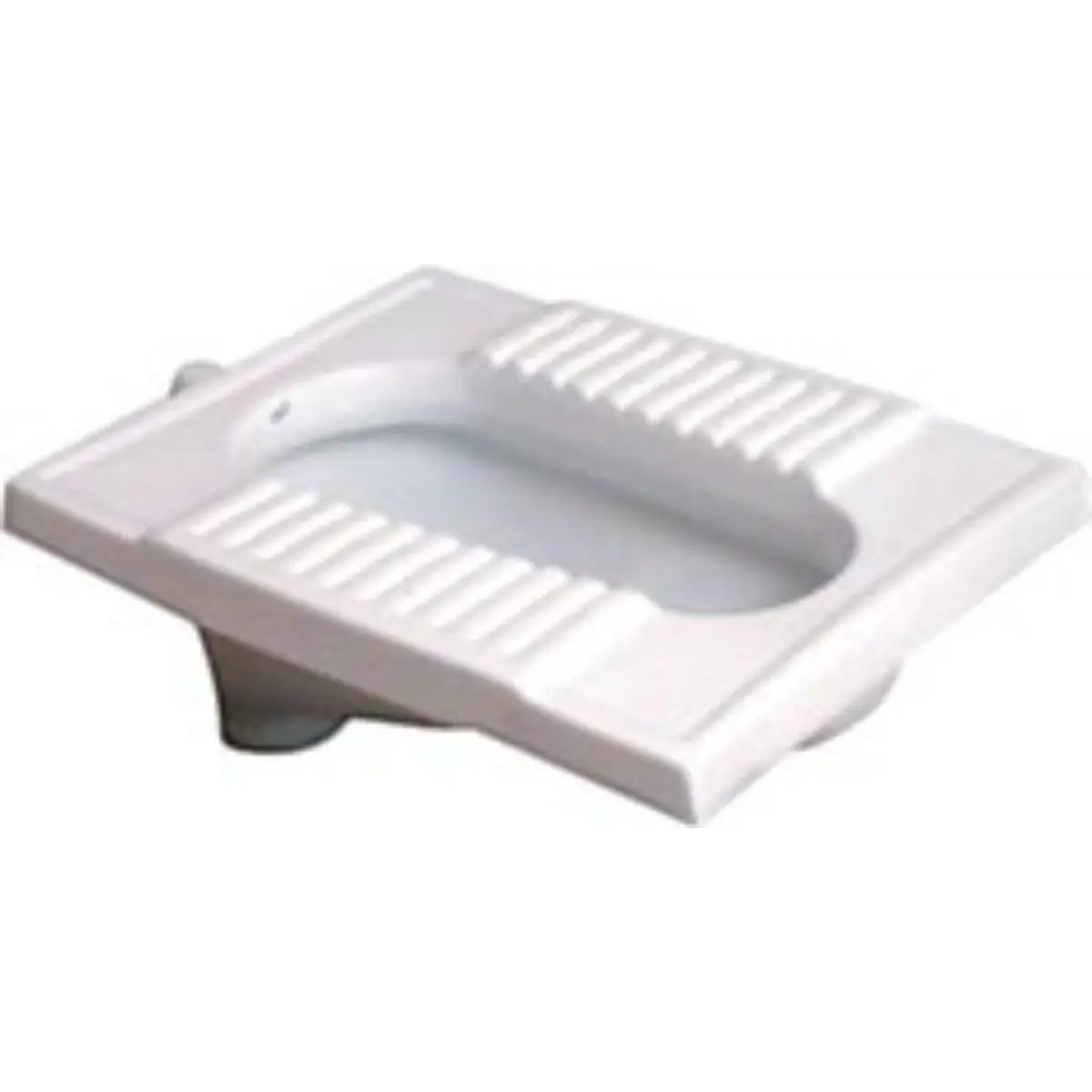 Squat pan toilet bowl