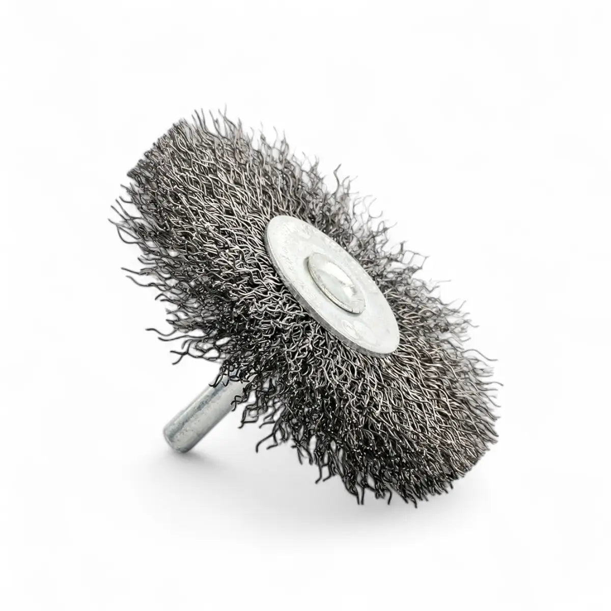Mounted Wire Wheel With 6mm Shaft - 50 X 12mm