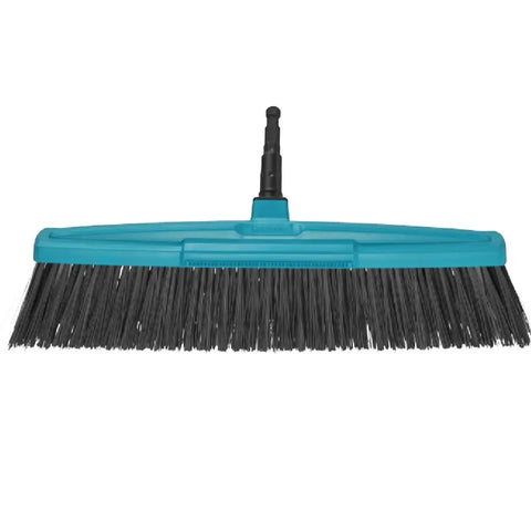 Gardena combisystem road broom head with blue housing and black bristles