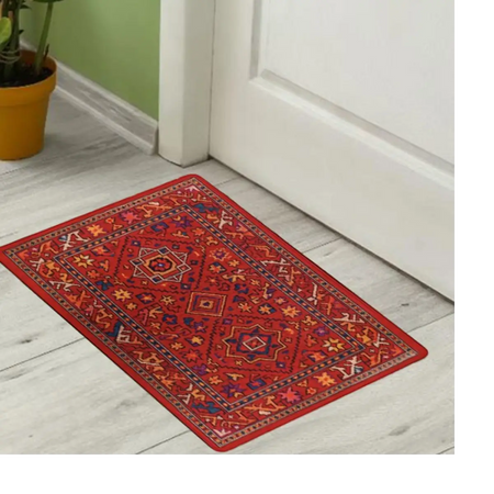 Ethnic pattern floor mat