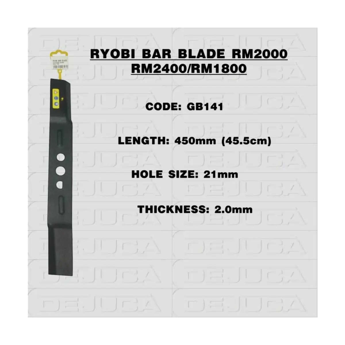 Ryobi mower blade replacement