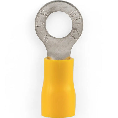 Pre-Insulated Ring Terminal - Yellow (25-Pack)