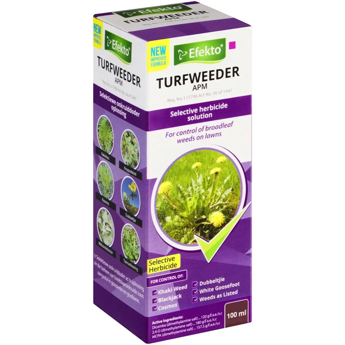 Turf weedkiller herbicide 100ml